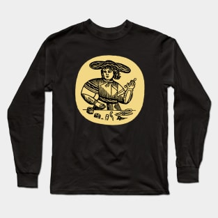 Tarot Magician - Gold Long Sleeve T-Shirt